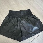 TCEC  Black Smocked Flowy Shorts Photo 2