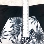 Betsey Johnson  Performance Black White Floral Leggings Small Photo 4