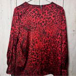 Rebecca Malone  Women’s Black and Red Print Blouse 
Sz M
Nwt Photo 11