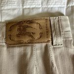 Burberry  cream color mini skirt button down size 6 Photo 9