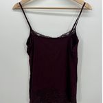 Loft Womens Purple Cami Tank Top Size M Lace Y2K Stretch Preppy Romantic Dainty Size M Photo 1