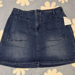 Guess  Dark Blue Denim Mini Skirt Photo 0