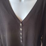 Caslon Waffle Knit Cotton Blend Henley Top Photo 4