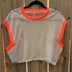 Free People Movement NWT Good Sport Tee White with Neon trim MSRP $68 Photo 4