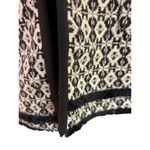 Cynthia Rowley Black White Textured Knit Open Front Jacket Blazer Women’s M Photo 2