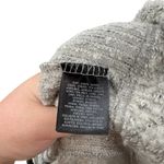 Anthropologie Angel of the North Sweater Boucle Fringe Cowl Neck Gray Large Photo 13