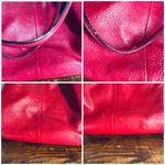 Coach  Edie 31 Pebbled Leather Shoulder Bag in a classic True Red Photo 18