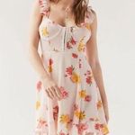 ASTR The Label Brianne Bustier Pink Floral Mini Dress Photo 0