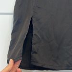 Boohoo  Black Mini slip Skirt with slit size 2. In perfect condition! Photo 1