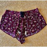 Ambiance Apparel Shorts Boho hippie Rayon L Floral Summer Beach Size L Photo 2