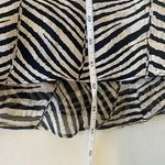 Jones New York VTG 100% Silk Zebra Print Sleeveless Dress Size 4 Made in Korea Photo 5
