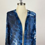 Noisy May  Blue Tie Dye Sheer Cardigan Duster Photo 1