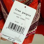Free People NWT Women's Cool Cabana Cotton Blouse Shirt Top Small Photo 5