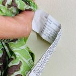 ZARA  Full Length Printed Wide Leg Trousers Green size S Photo 12