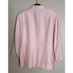Talbots Womens Size 16 Petite Blazer Pink Italian Fabric 3 Button Preppy Career Photo 1