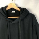 ZARA Neutral Black Oversized Pullover Hoodie Sweatshirt M Photo 3