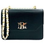 Badgley Mischka NEW Double-Sided Crossbody Bag black red with red strap Photo 0