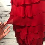 Amanda Smith  rsexy formal ed halter neck tiered long dress size 10 Photo 9