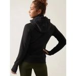 Athleta Hoodie Womens X Small Full Zip Black Triumph Athletic Jacket Photo 2