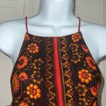 Free People  Casablanca Slip Printed Metallic Mini Dress Size Small Photo 4