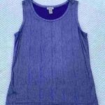Chico's Purple and silver Easywear by sz S tank top 90s y2k 80s party disco Photo 0