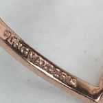 BCBG Max Azria rose gold cuff crystal bracelet Photo 4