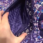 Vera Bradley NWOT  Purple Floral Cotton Quilted Travel Case/Organizer Photo 11