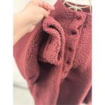 Aerie Women’s Sherpa Cozy Pullover Sweatshirt Size XXL 2X NWT Snaps Pockets Photo 5