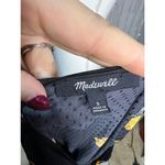 Madewell Women's Small Black Floral Wrap V-Neck Balloon Sleeve Blouse Photo 8