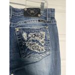 Miss Me  Jeans 32 Womens Crop Denim Cuffed Capri Mid Rise Jeans Photo 2
