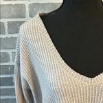 Urban Outfitters  Beige Long Waffle Knit Sleeve Women’s Size Small Photo 2