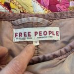 Free People Mixed Signals Dusty Washed Pink Quilted Button Up Bomber Jacket Photo 3