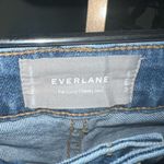 Everlane Curvy Cheeky Jeans Straight Leg size 34 R with Raw Hem Photo 2