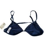 Good American  Denim Triangle Bikini Top Swim Denim Rinse Women’s Size 2XL NWT Photo 3