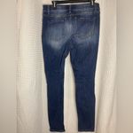 Indigo Rein  Dark Blue Distressed Skinny Jeans Photo 9