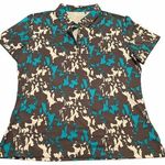 Nivo womens golf shirt short sleeves L 5 Buttons Collared Size L Photo 0