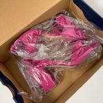 Cole Haan Women's Kaycee Knotted Fuschia Pink Block Heel Sandals Size 9 Photo 4