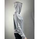 SO  Cozy Sweatshirt Juniors Womens Size S Hoodie Gray Super Soft Sweater Stretchy Photo 2