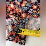 Free People Show Me Love Linen blend floral print romper smocked ruffle XS Photo 10