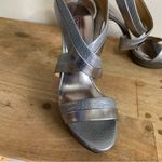 Coach  vintage silver  y2k strappy leather heels Photo 3