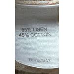 J.Jill Pure Jill Top Size Large Linen Blend Orange Artsy Resortwear Lagenlook Photo 4