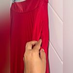 Kate Kasin Red Pleated Midi Skirt – Size Small Photo 2