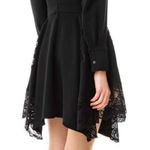 Stella McCartney  Celeste Dress Women's Size 38 Black Long Sleeve Luxury Designer Photo 2