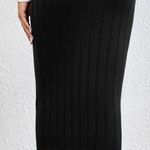 SheIn Solid Ribbed Knit Bodycon Skirt Photo 1