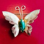 GF 12K  Butterfly Brooch Photo 0