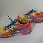 ASICS  Womens Size 9 Gel Flashpoint Running Shoes Orange Pink Blue Lace Up Photo 2