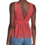 Free People NWT Chante Lace Tank Top In Frenchie Kiss XS Photo 4
