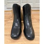 Steve Madden Ruthy Black Leather Boots Size 8 NWOB Block Heel Stylish Trendy Photo 4