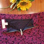 Michael Kors Burgundy Pencil Skirt Size Med Photo 3