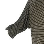 Soft Joie 3/4 Dolman Sleeves V Neck Striped Casual Top Green Size XS Photo 3